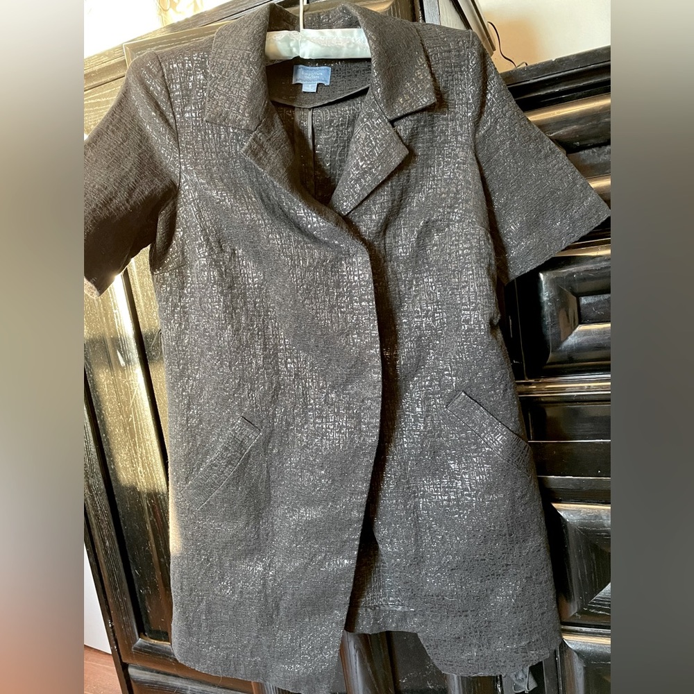Simply Vera Wang black shimmer blazer dress